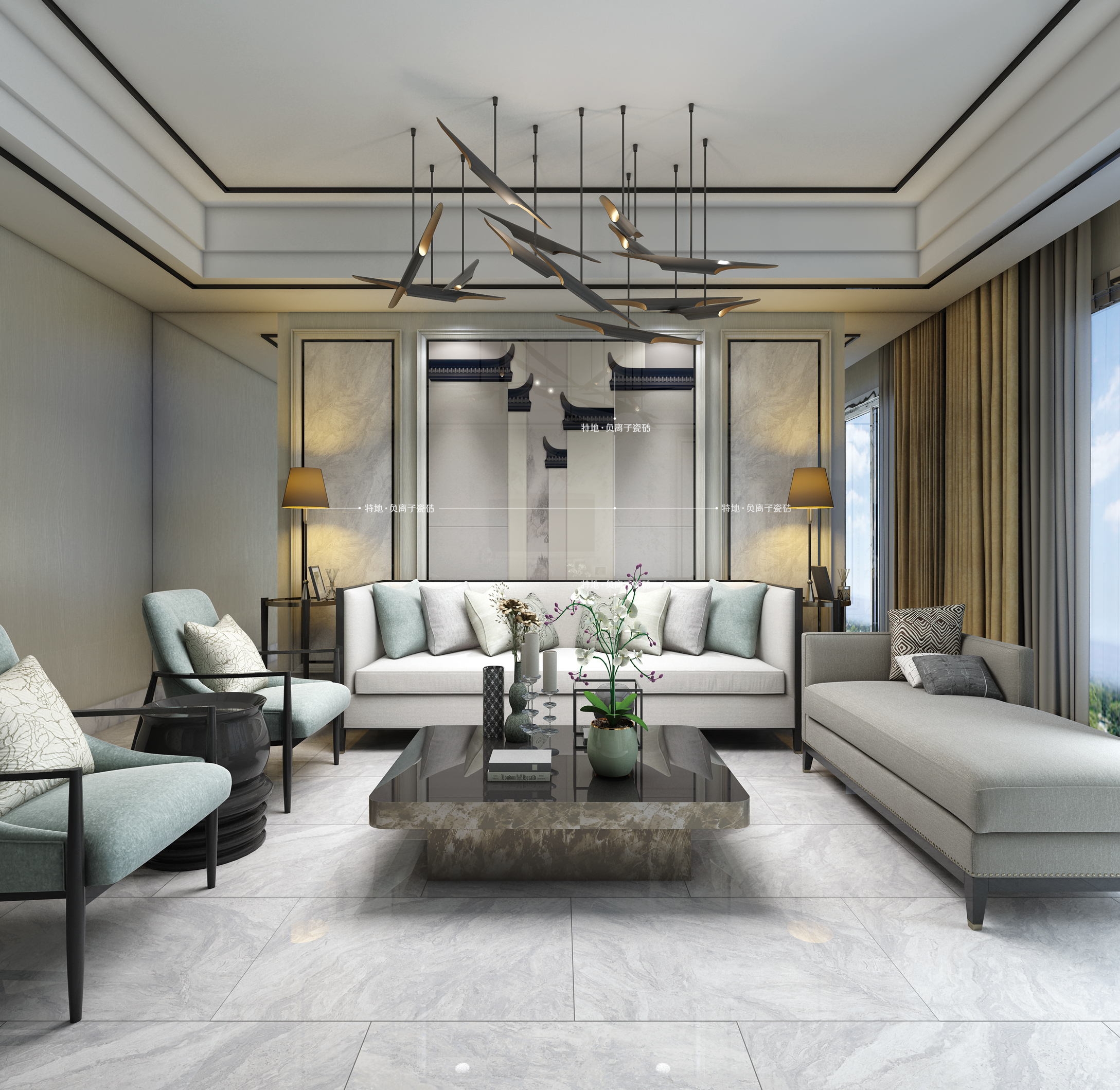 大理石通体瓷砖价格大概多少钱?